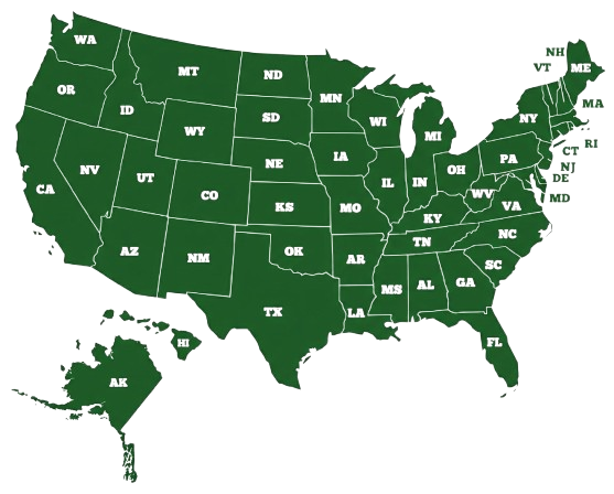 Interactive state map - click your state